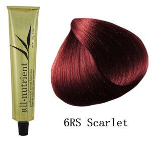 All-Nutrient Permanent Cream Hair Color - 6RS Scarlet
